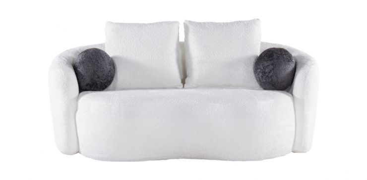 Sofá 2 Plazas Camila Blanco