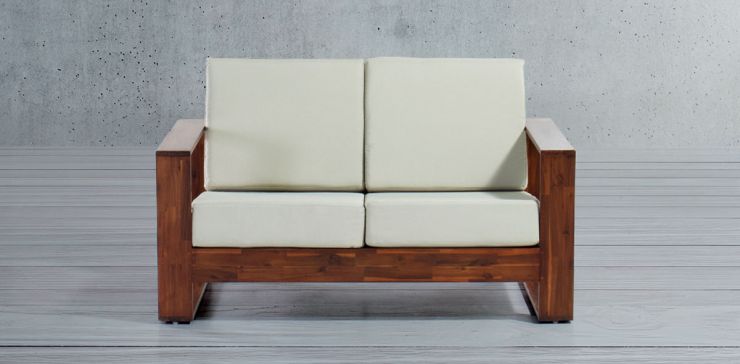 Sofá 2 Plazas Kipos Café