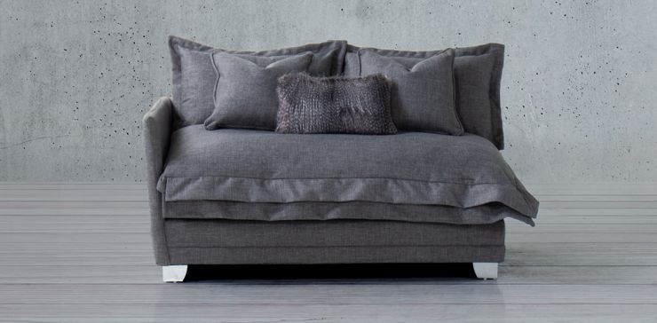 Sofá 2 Plazas Brazo Izquierdo Daria Gris