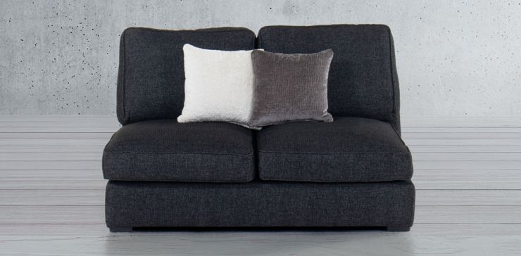 Sofá 2 Plazas Bogart Negro