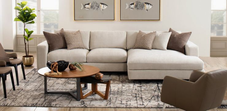 Sala en L Derecha Westford Beige
