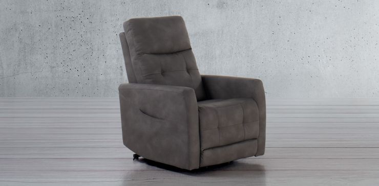 Sillón con Reclinable Eléctrico Olimpia PL Gris