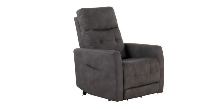 Sillón con Reclinable Eléctrico Olimpia PL Gris