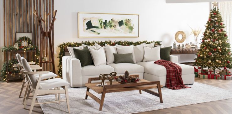 Sala en L Derecha Piero Beige