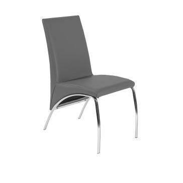 Silla Brent Tela Gris