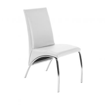 Silla Brent Tela Blanco