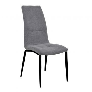 Silla Brent Tela Gris