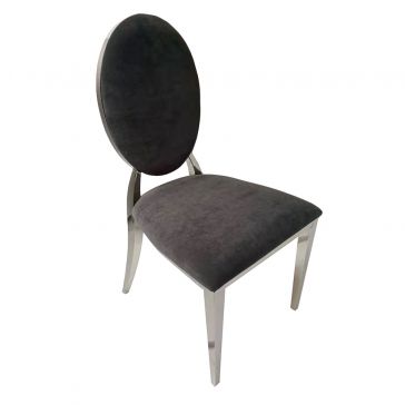 Silla Brent Tela Gris