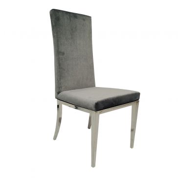 Silla Brent Tela Gris