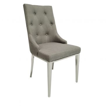 Silla Brent Tela Gris