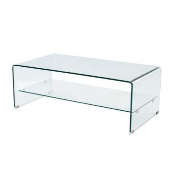 Mesa Centro 110 X 55 Cm Rectangular Brent Vidrio