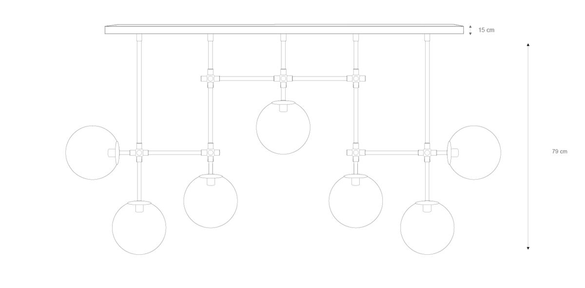 Candil Bronce Irlanda