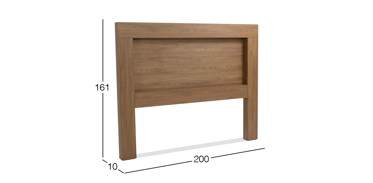 Cabecera King Size Constanza Nogal