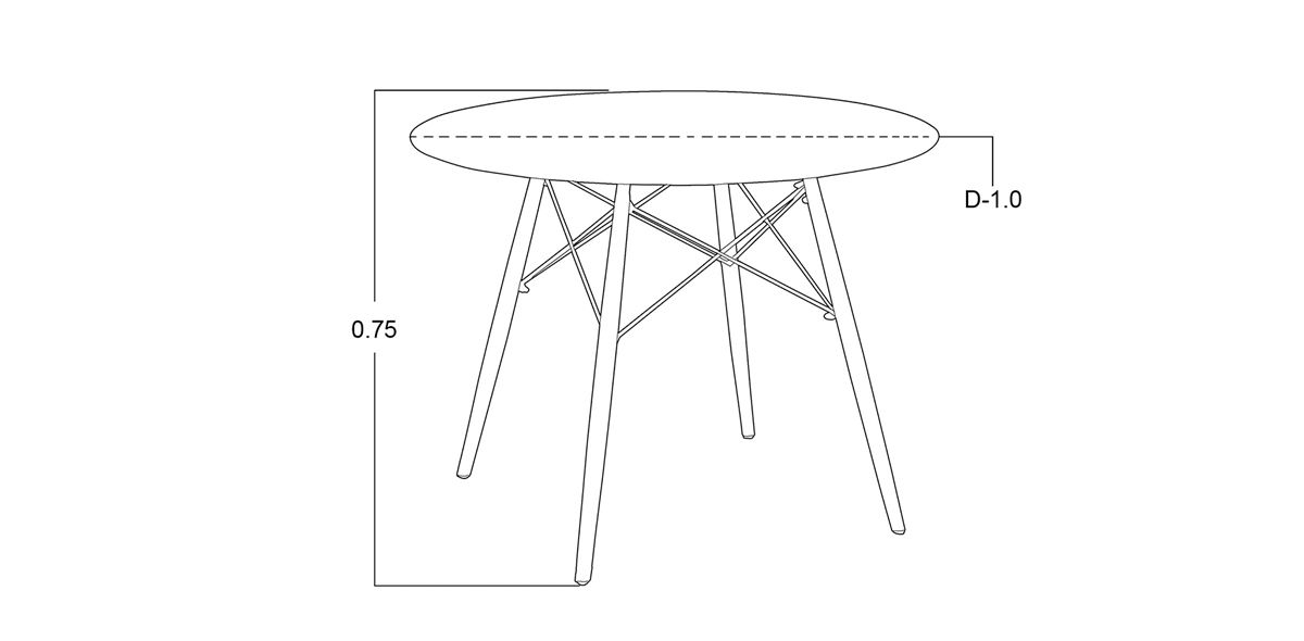 Antecomedor 100 X 100 Cm Redondo Estambul Vidrio