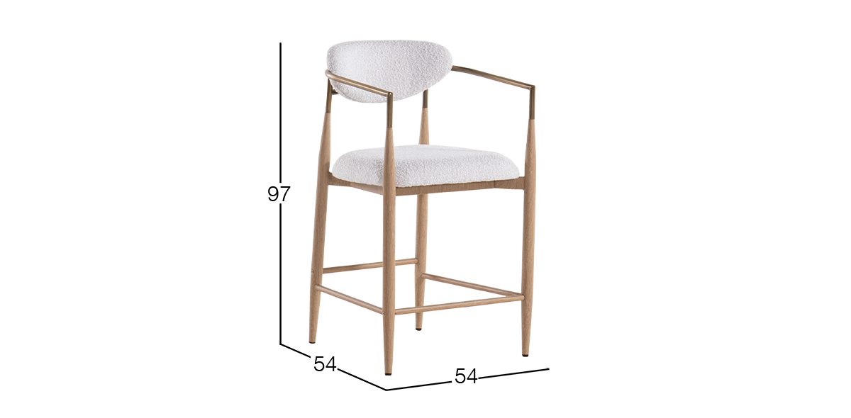 Banco Bar Lucca Blanco