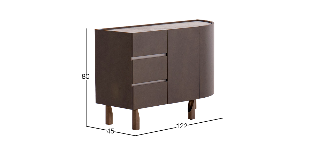 Buffet 120 x 45 cm Ayre Gris