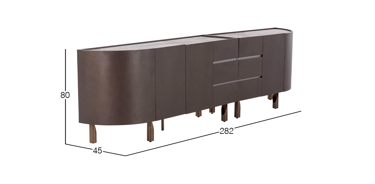 Buffet 280 CM Ayre 2 Piezas
