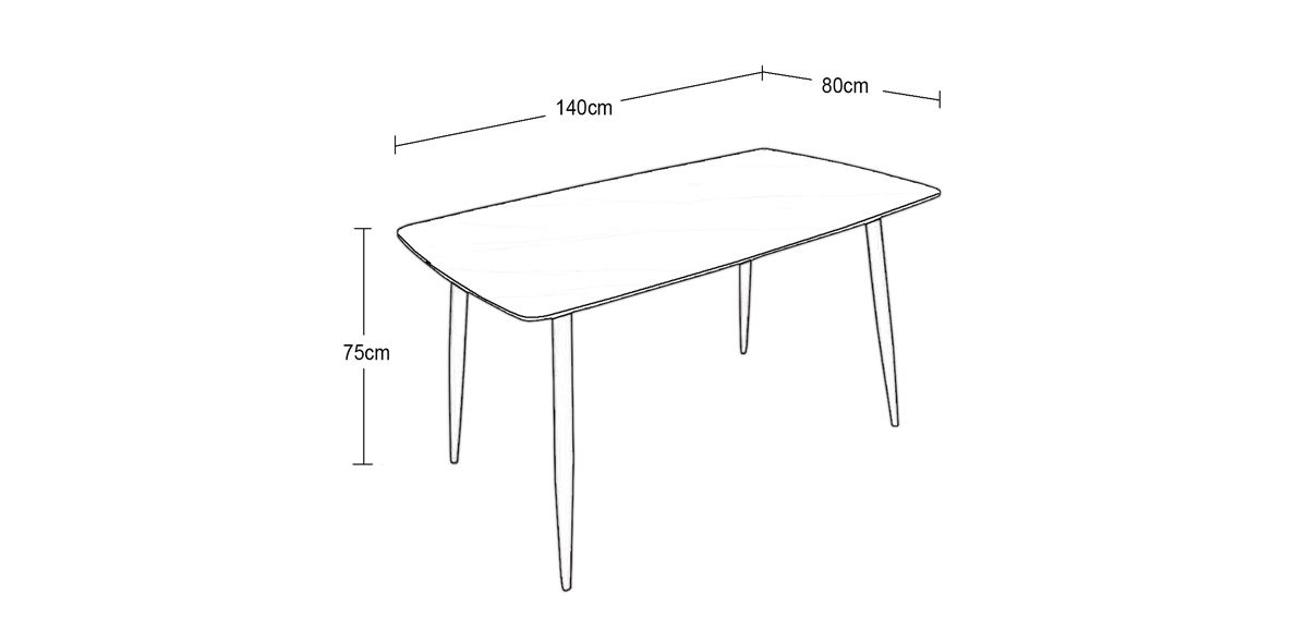 Mesa Comedor Malic Blanco
