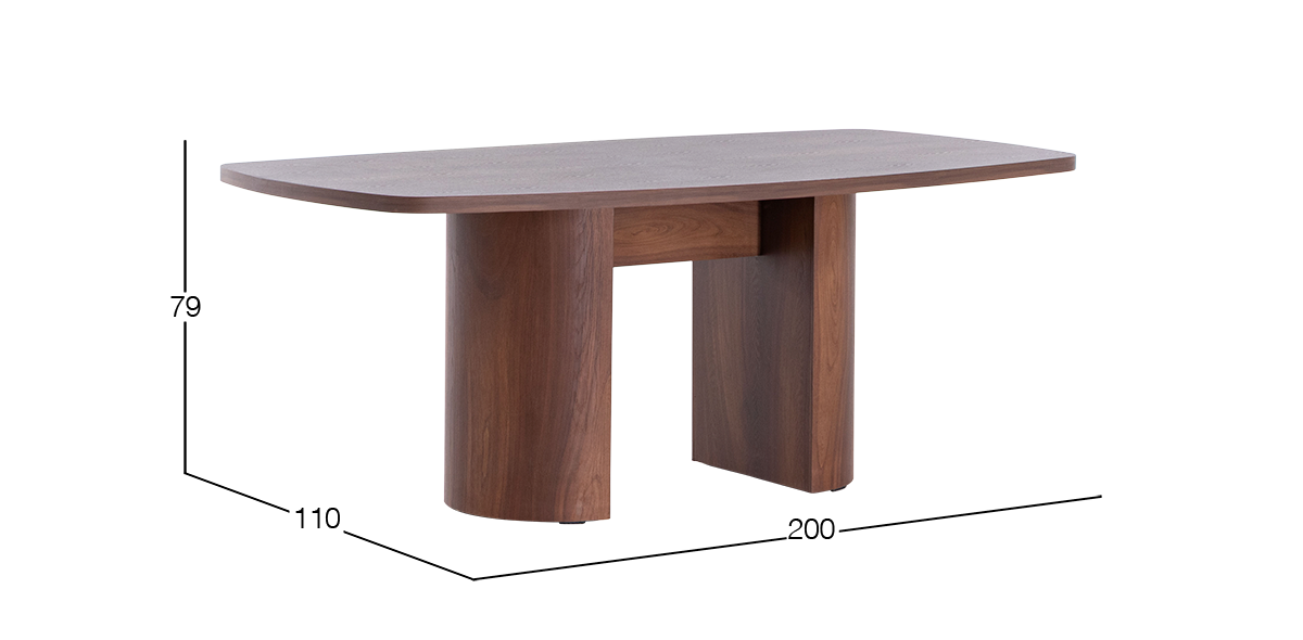 Mesa Comedor 200 x 110 cm Alicia Parota