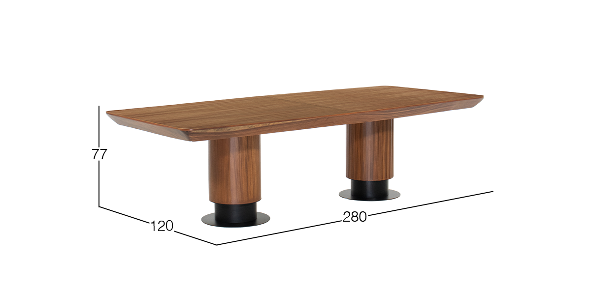 Mesa Comedor 280 x 120 cm Dann