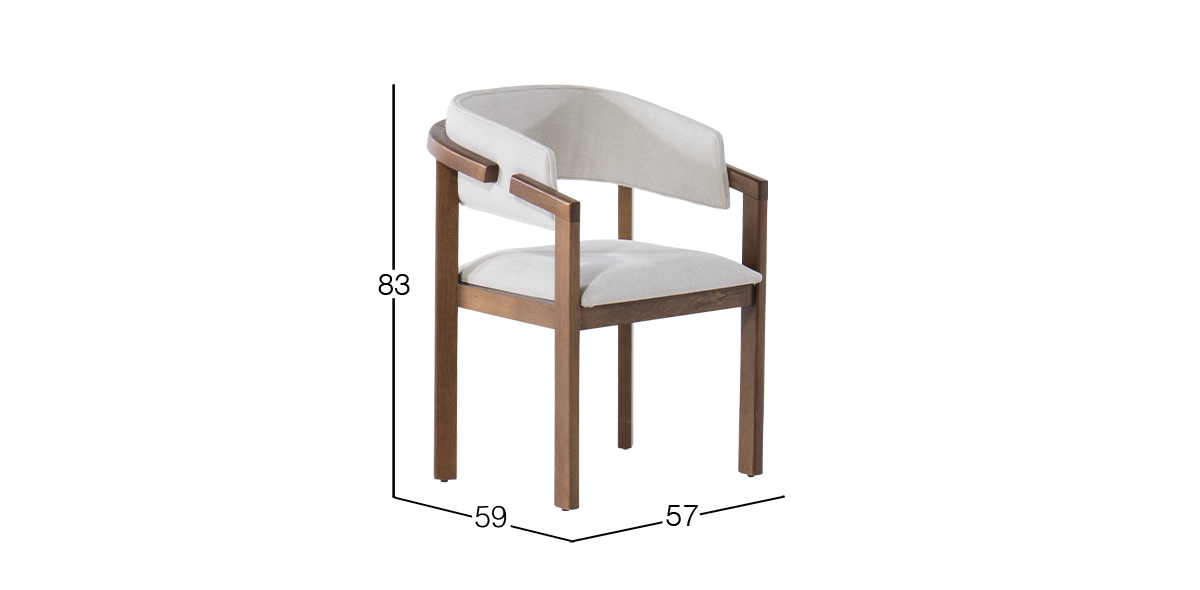 Silla Dann Beige