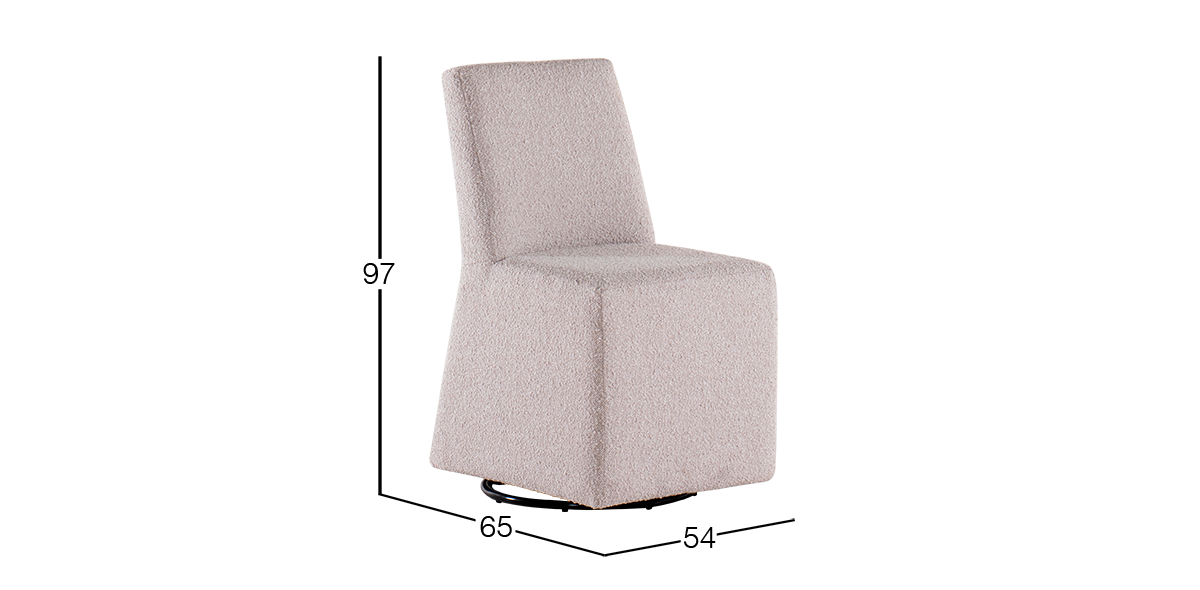 Silla Giratoria Elan Beige