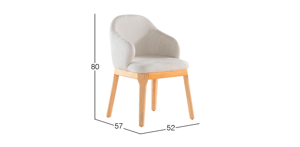 Silla Amara Blanco