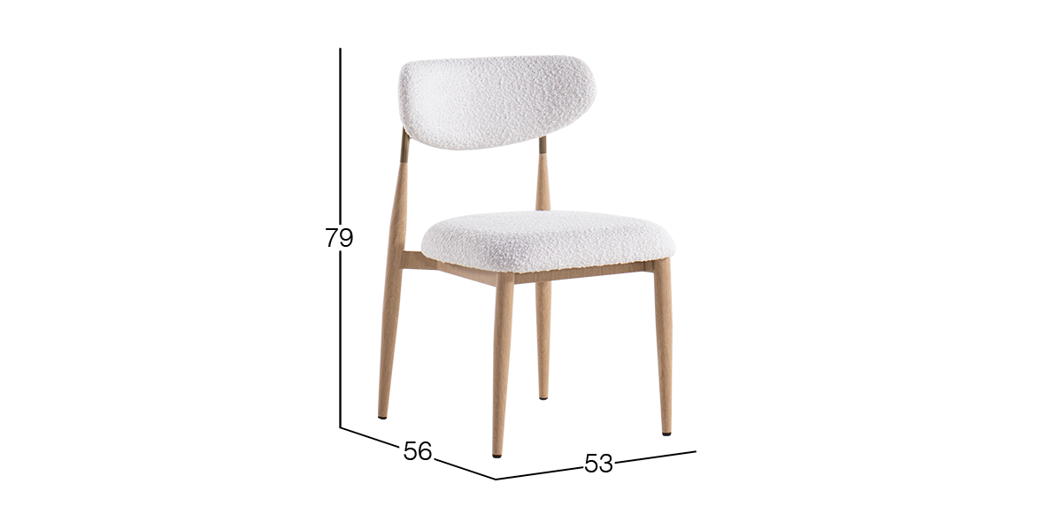 Silla Lucca Blanco