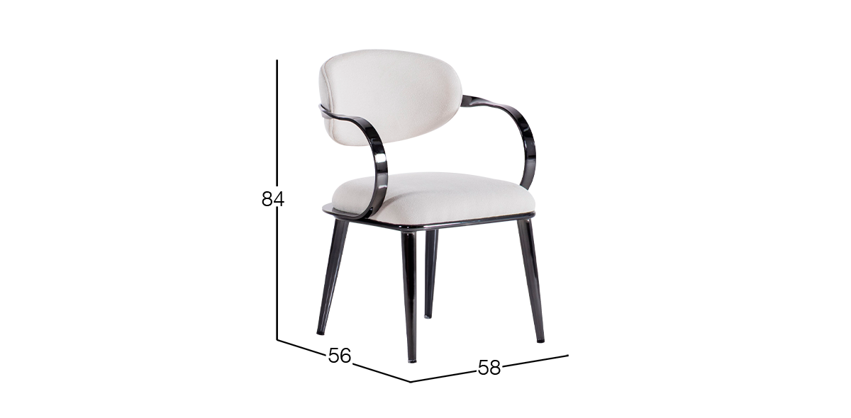 Silla Lacey Blanco