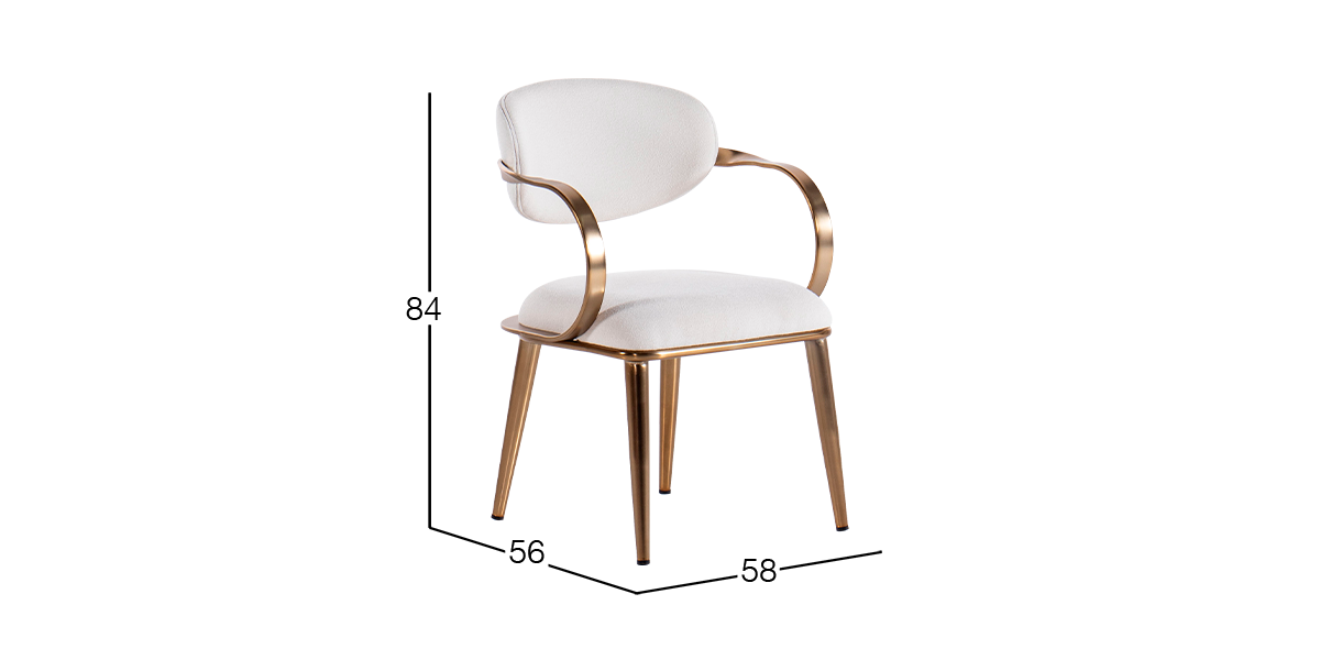 Silla Lacey Blanco