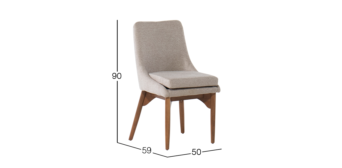 Silla Allegra Anne Wine Nogal