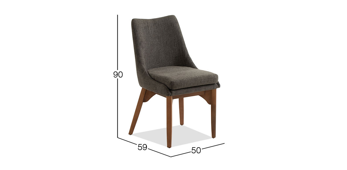 Silla Allegra Nogal Anne Darks