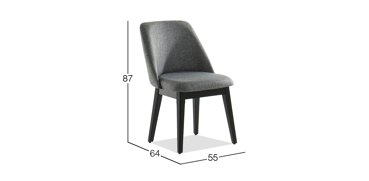 Silla Carvallo Gris