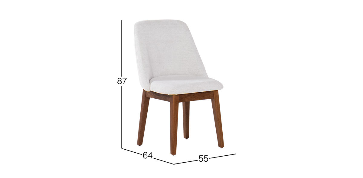 Silla Carvallo Nogal