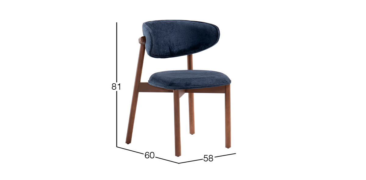 Silla Malbec Nogal