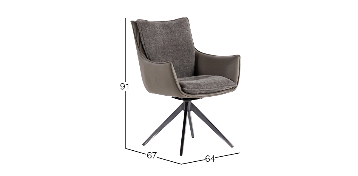 Silla Giratoria Asha Verde