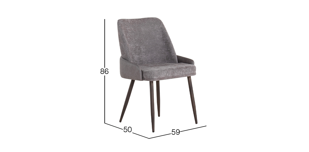 Silla Breda Gris