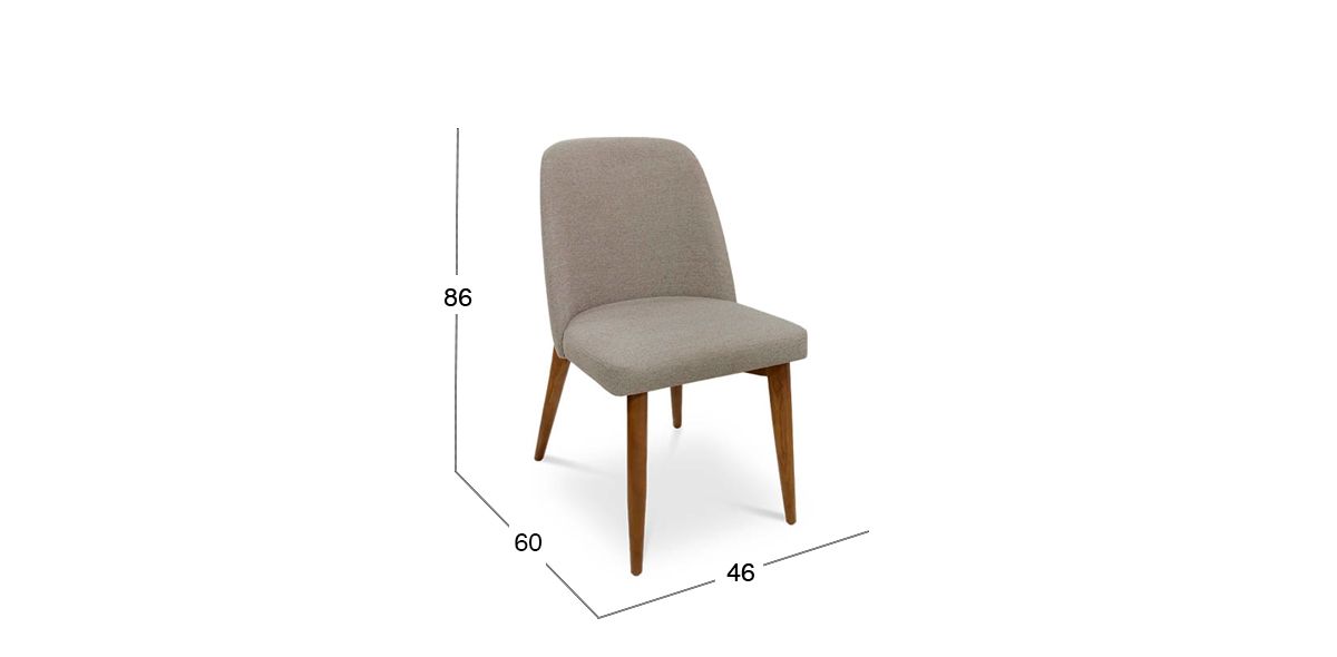 Silla Lenua Gris