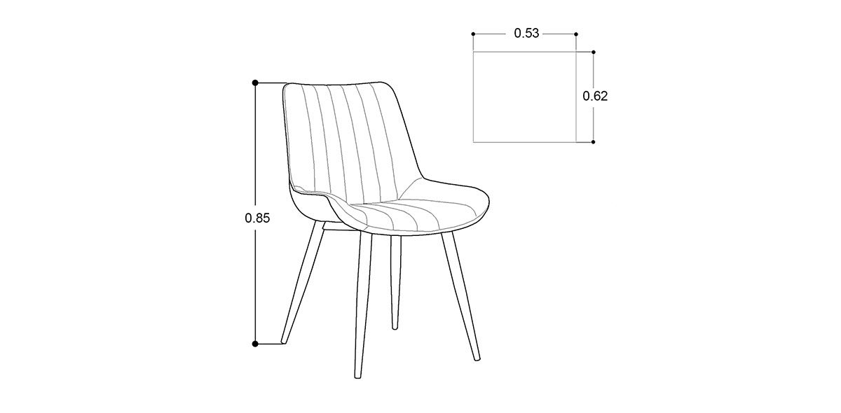 Silla Shantal Gris