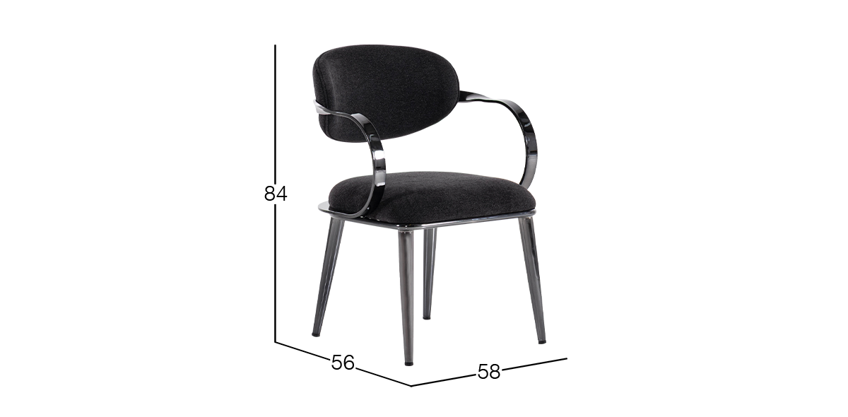 Silla Lacey Gris