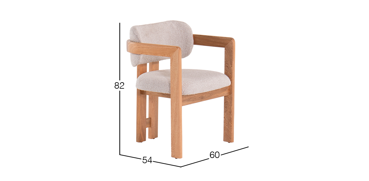 Silla Ellisse Natural