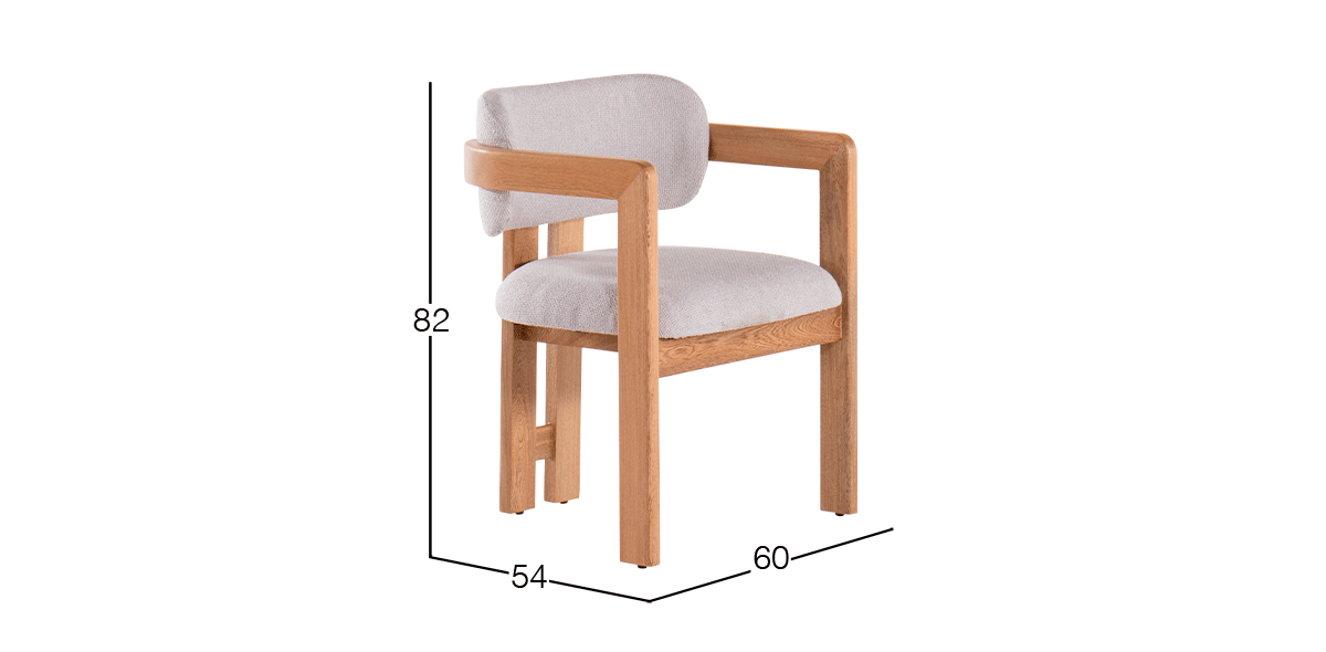 Silla Ellisse Natural
