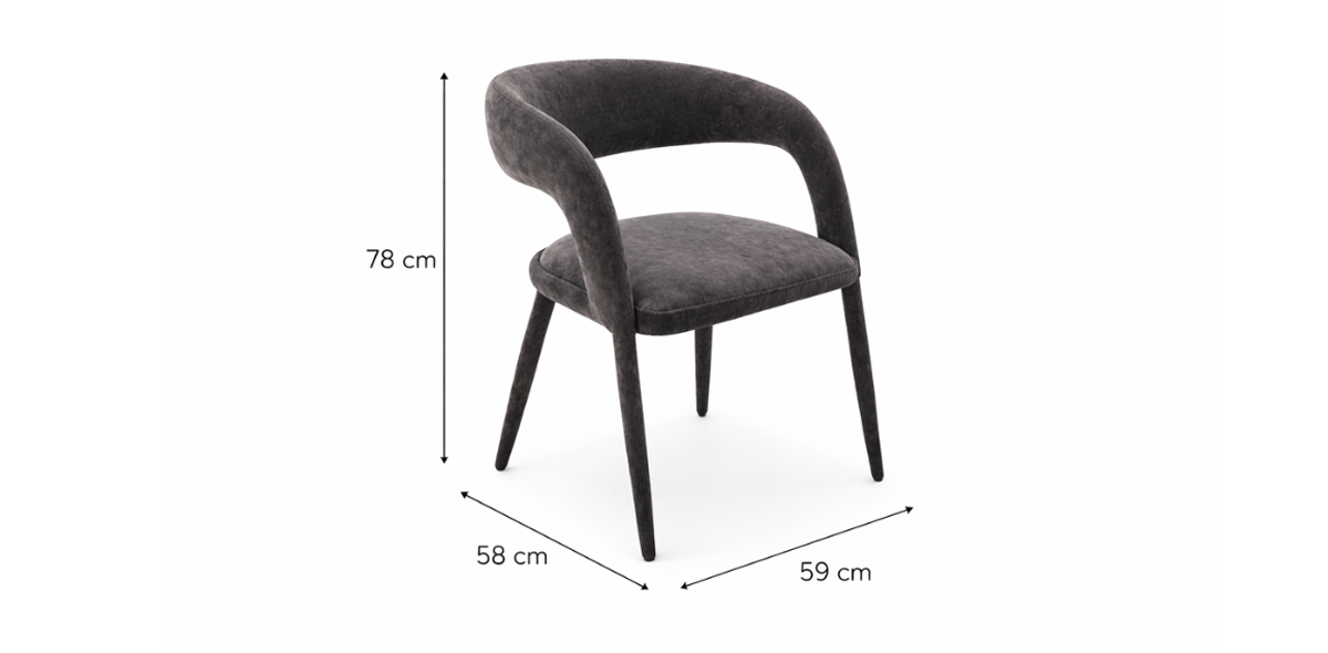 Silla Curve Negro