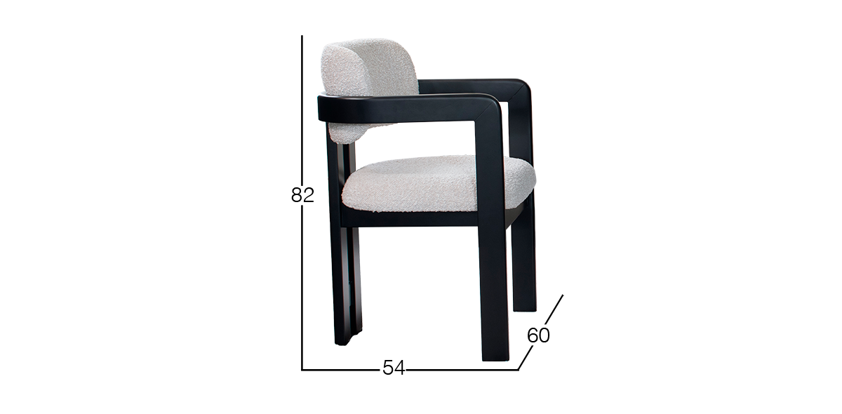 Silla Ellisse Negro