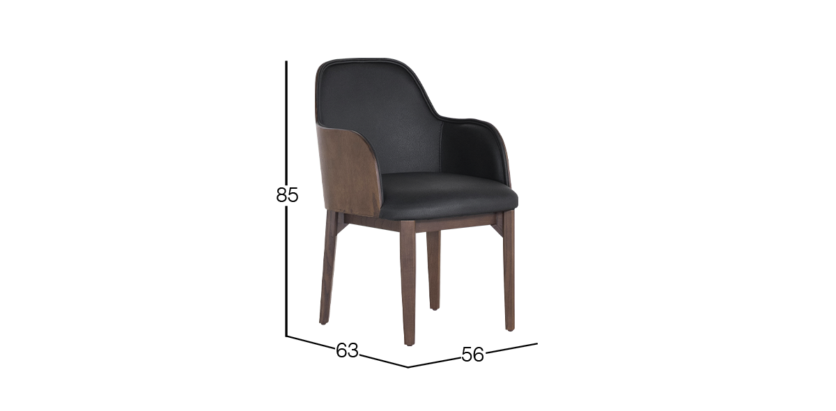 Silla Marsella Negro