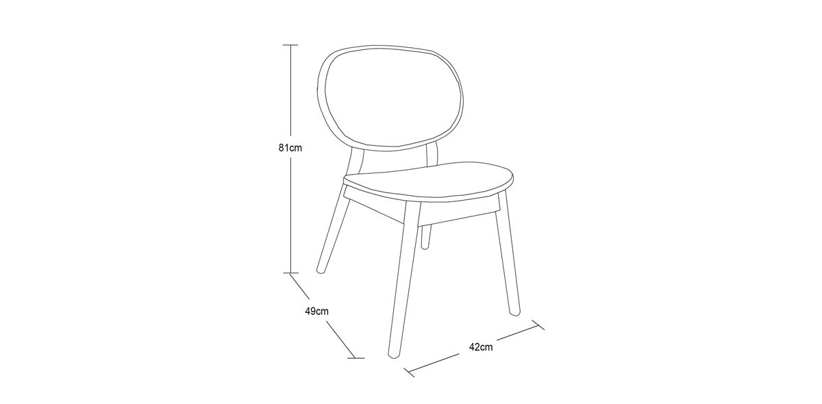 Silla Mennagio Negro