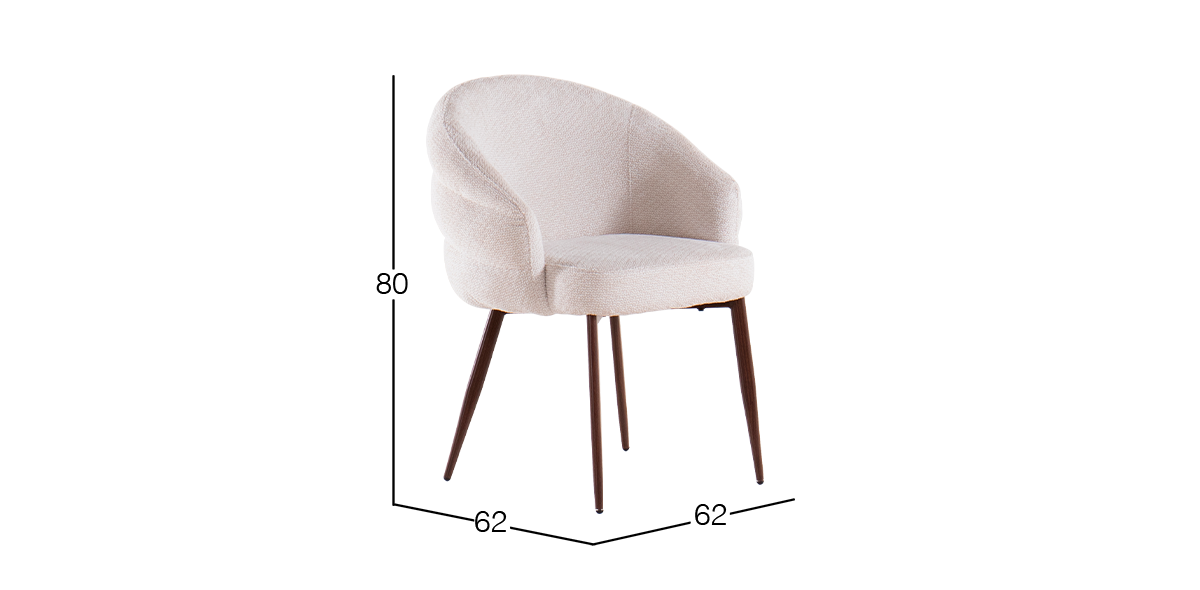 Sillón Jillian Blanco