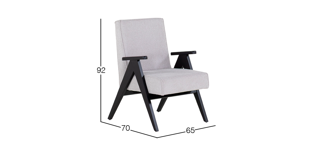 Sillón Killian Negro