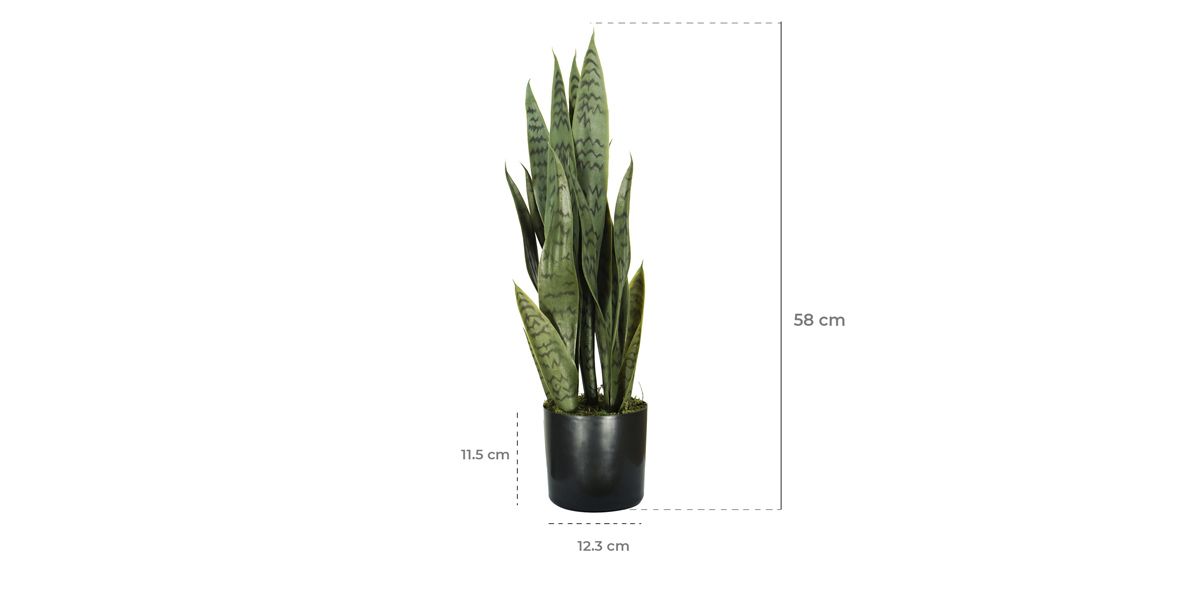 Planta Artificial Sanseviera A58 Verde