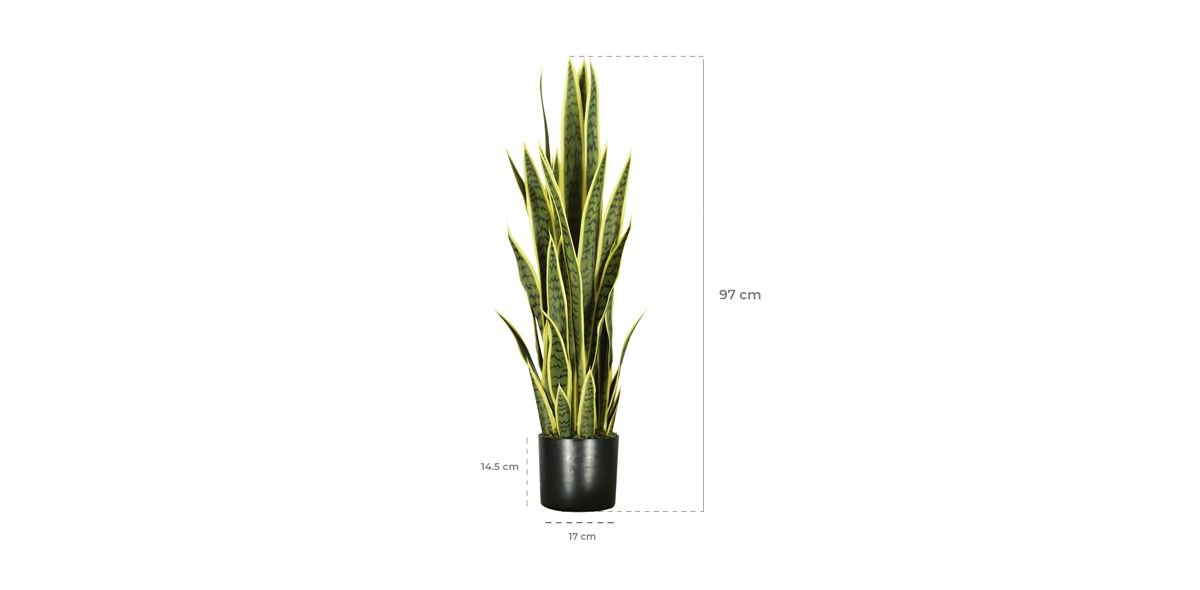 Planta Artificial Sansevieria Verde